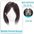 Natural Feel Lightweight Clip-In Middle Part Bangs