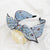 Wide-Brimmed Paisley Pattern Headband with Bow Tie for Women