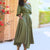 Solid Hue Off Shoulder Pleated Dress with Tie Waist for Women