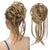 Easy and Instant Elastic Messy Layered Hair Bun Extensions