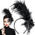 Women’s 1920s Feather Fascinator Headband for Vintage Style