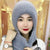 One-Piece Thickened Winter Knitted Fleece Women's Hat Scarf