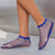 Luxe Glam Style Women's Ultra Comfortable Rhinestone Mesh Flats