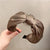 Knotted Satin Cloth Hairband with Rhinestone Decor