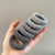 Set of 6 Wide & Thick Solid Color Elastic Hair Ties