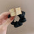 Korean-Inspired Satin Hair Tie with Metallic Sheen