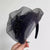 Vintage Socialite Design Black Faux Pearl Mesh Headband