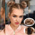Bright Multicolor Claw Clip-In Mini Doughnut Bun with Drawstring