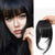 Instant Hair Change with Clip-In Wispy Fringe Bangs Hair Extensions