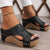 Women's Peep-Toe Wedge Heel Sandals for Comfort and Style