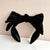 Women's Soft Velvet Fabric Headbands with Chic Bowknot