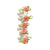 Rose Flower Beaded Telephone Cord Hair Ties with Faux Pearls