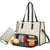 Versatile Quilted Tote Bag with Insulated Compartment