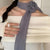 Fashionable Women's Chiffon Scarf with 3D Floral Accent