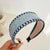 Summer Boho Style Twisted Wide Brim Straw Braided Headband