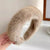 Stylish and Warm Thick Plush Faux Fur Headbands with Soft Padding
