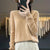 Winter Fashion V-Neck Long Sleeve Wool Sweater for Women