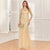 Elegant Sequin Mermaid Dress with Long Sleeves for Formal Events