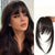 Instant Hair Change with Clip-In Wispy Fringe Bangs Hair Extensions