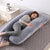 Ergonomic U-Shaped Pregnancy Pillow for Better Sleep