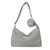 Women's Athleisure Shoulder Bag with Adjustable Strap & Mini Coin Pouch