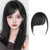 Women's Light and Breathable Slanted Clip-In Bangs