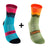 Two Pairs of Sport-Ready Breathable Outdoor Road Cycling Socks