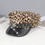 Leopard Pattern Edgy Fashion Trend Decorated Beret Hats