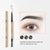 Double-Ended Waterproof Eyebrow Pencil with Brush Makeup Tool