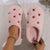 Women's Love Heart-Shaped Home and Bedroom Slippers