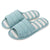 Stripe Pattern Cotton Anti-slip Indoor Slip-on Slippers