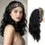 Wild Leopard Print Short Curly Headband Wigs for Women
