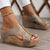 Women's Peep-Toe Wedge Heel Sandals for Comfort and Style