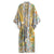 Women's Printed Long Kimono Robe with Belt for Stylish Lounge Wear