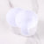 2 in 1 Round Acrylic Makeup Organizer for Cotton Pad and Swab Holder
