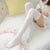Warm and Chic Solid Color Thigh High Striped Women's Socks