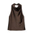 Sleeveless Solid Color Backless Halter Top for Women