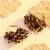 Boho Chic Women's Leopard Print Fabric Flower Hoop Earrings