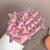 Cute Colorful 5-Pack Star-Design Hollowed Snap Hair Clips Set