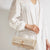 Women's Lightweight Straw Weave Crossbody Clutch Bag