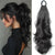 Ultra-light Soft Wavy Texture Ponytail Hair Extension with Rubber Band