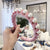 Faux Pearl-Accented Knotted Velvet Fabric Headband