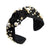 Faux Pearls and Sparkling Rhinestone Decor Wide Knotted Headband