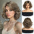Women’s Voluminous Short Curly Hair Wig with Bangs