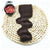 Vintage Hand-pushed Wave Clip-in Bangs Hair Extension