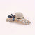 Glittering Rhinestone Sun Hat Brooch Pin for Women