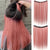 Vibrant Colors Straight Clip-In Hair Extensions for Women