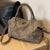 Vintage-inspired PU Leather Shoulder Handbag for Women