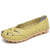 Genuine Leather Hollow Flat Shoes for Women's Everyday Wear