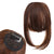 Instant Hair Makeover Voluminous Bangs Clip-In Hair Extensions